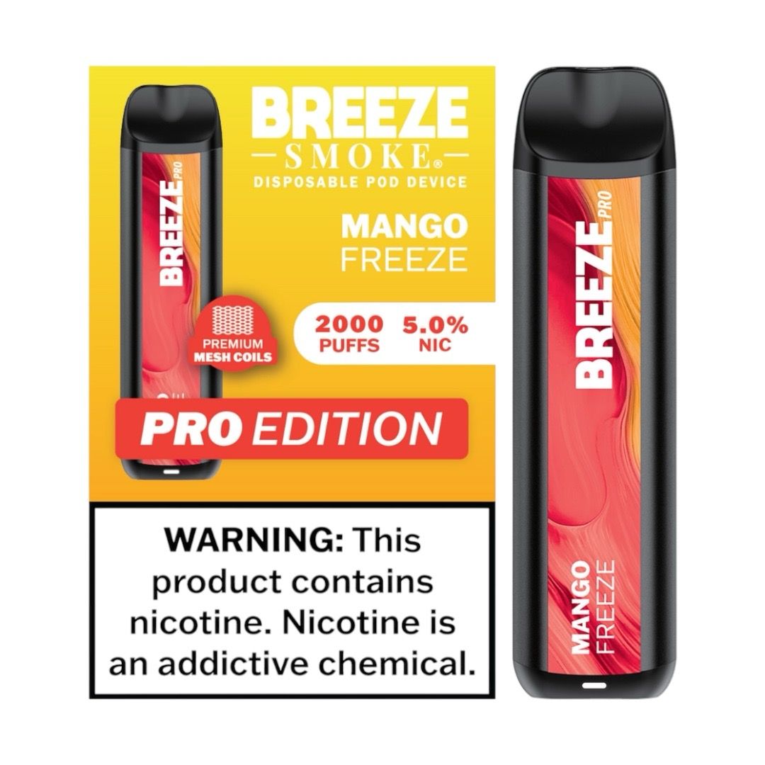 BREEZE PRO 2K PUFFS - PEACH MANGO