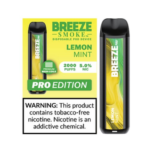 BREEZE PRO 2K PUFFS - LEMON MINT