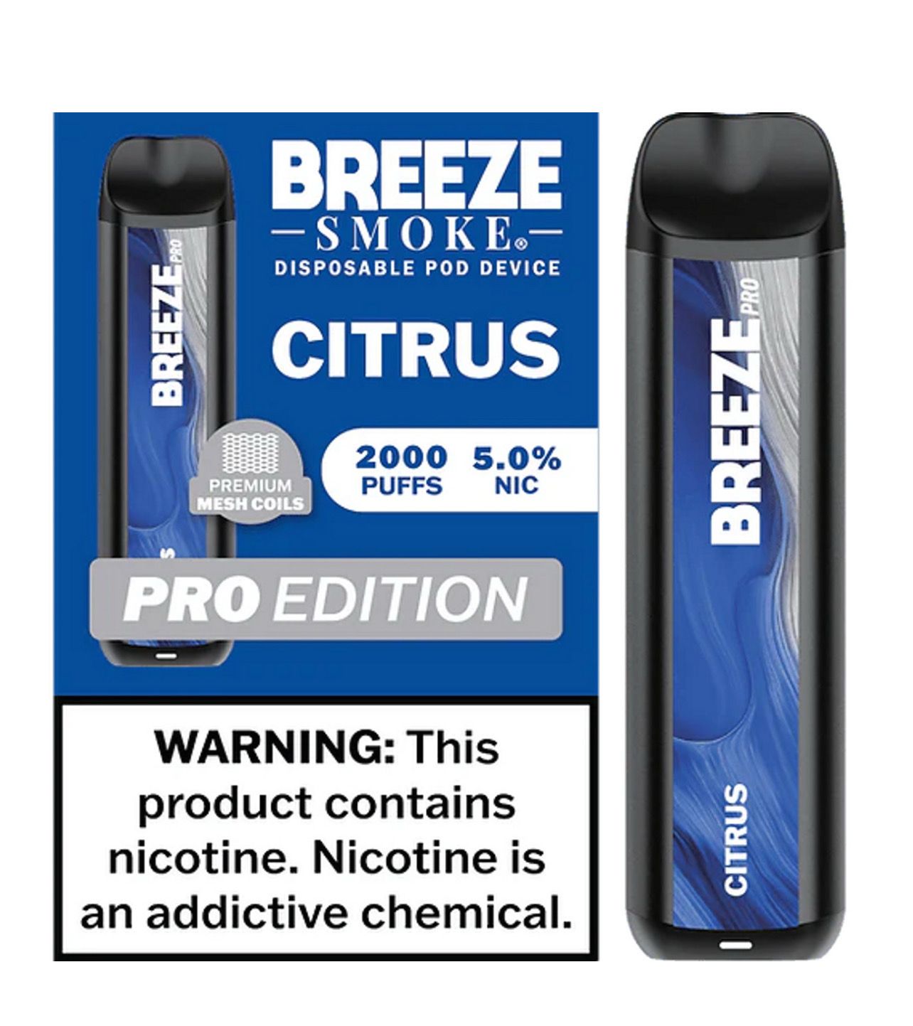 BREEZE PRO 2K PUFFS - CITRUS