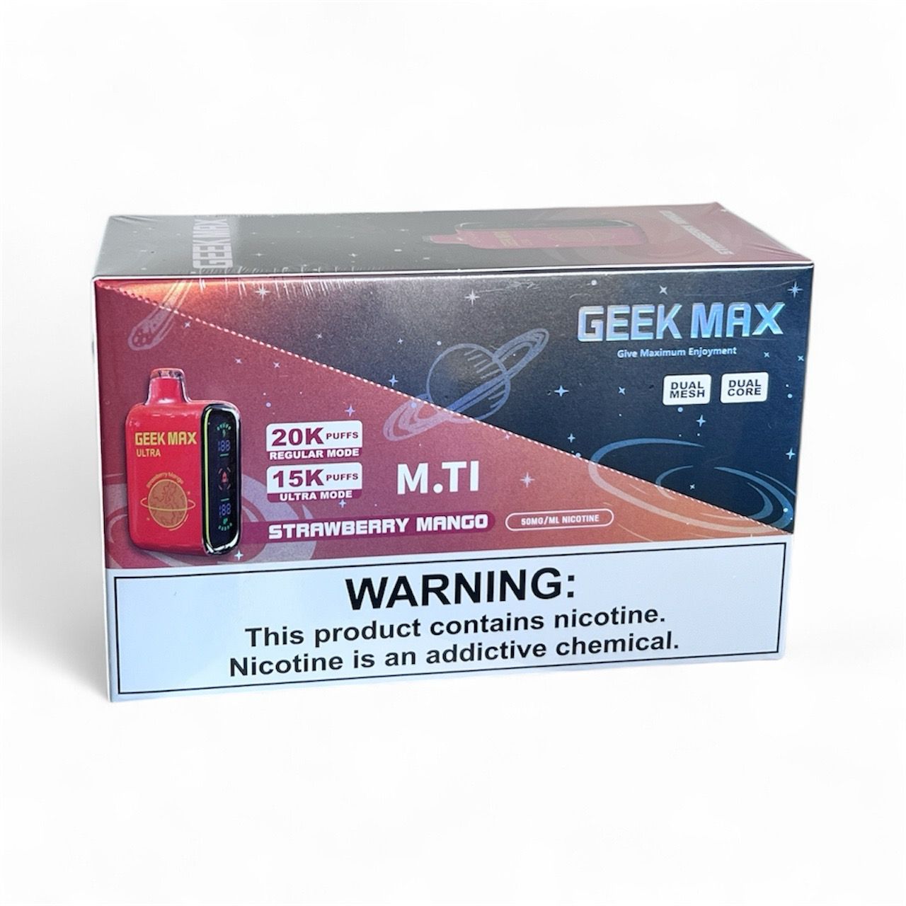 GEEK MAX 15K PUFFS - STRAWBERRY MANGO