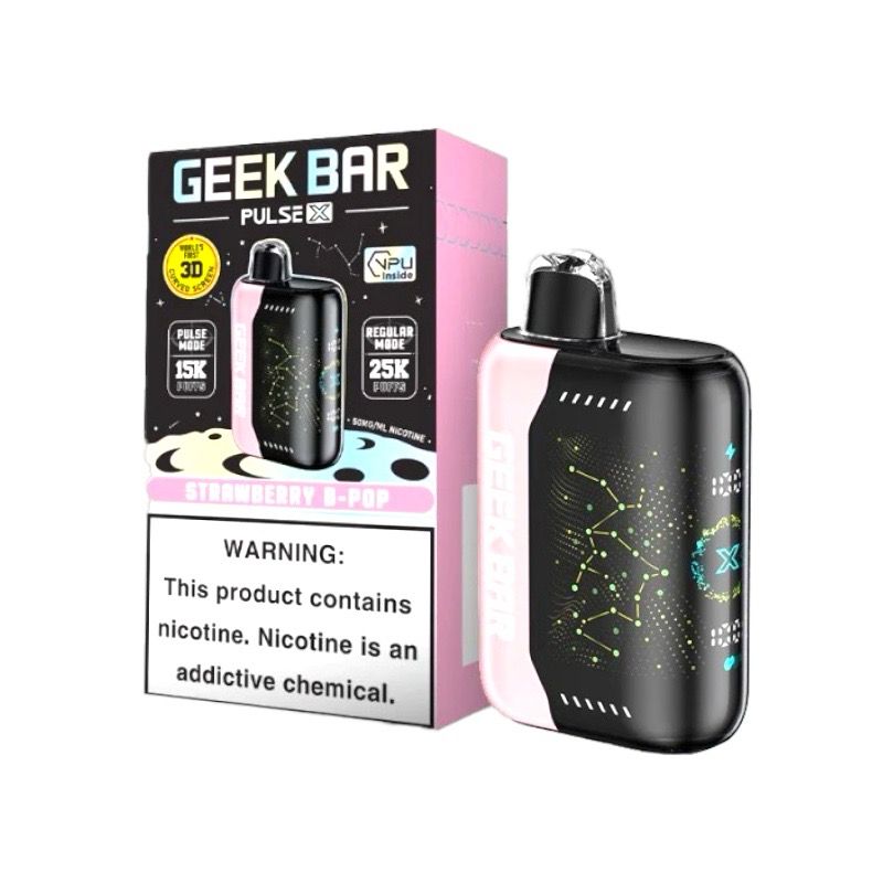 GEEK BAR PULSE X 25K - STRAWBERRY B -POP