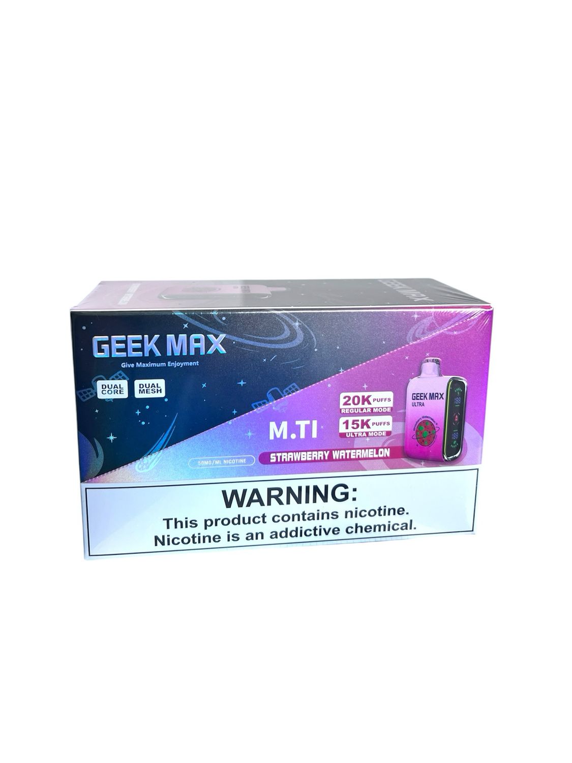 GEEK MAX 15K PUFFS - STRAWBERRY WATERMELON