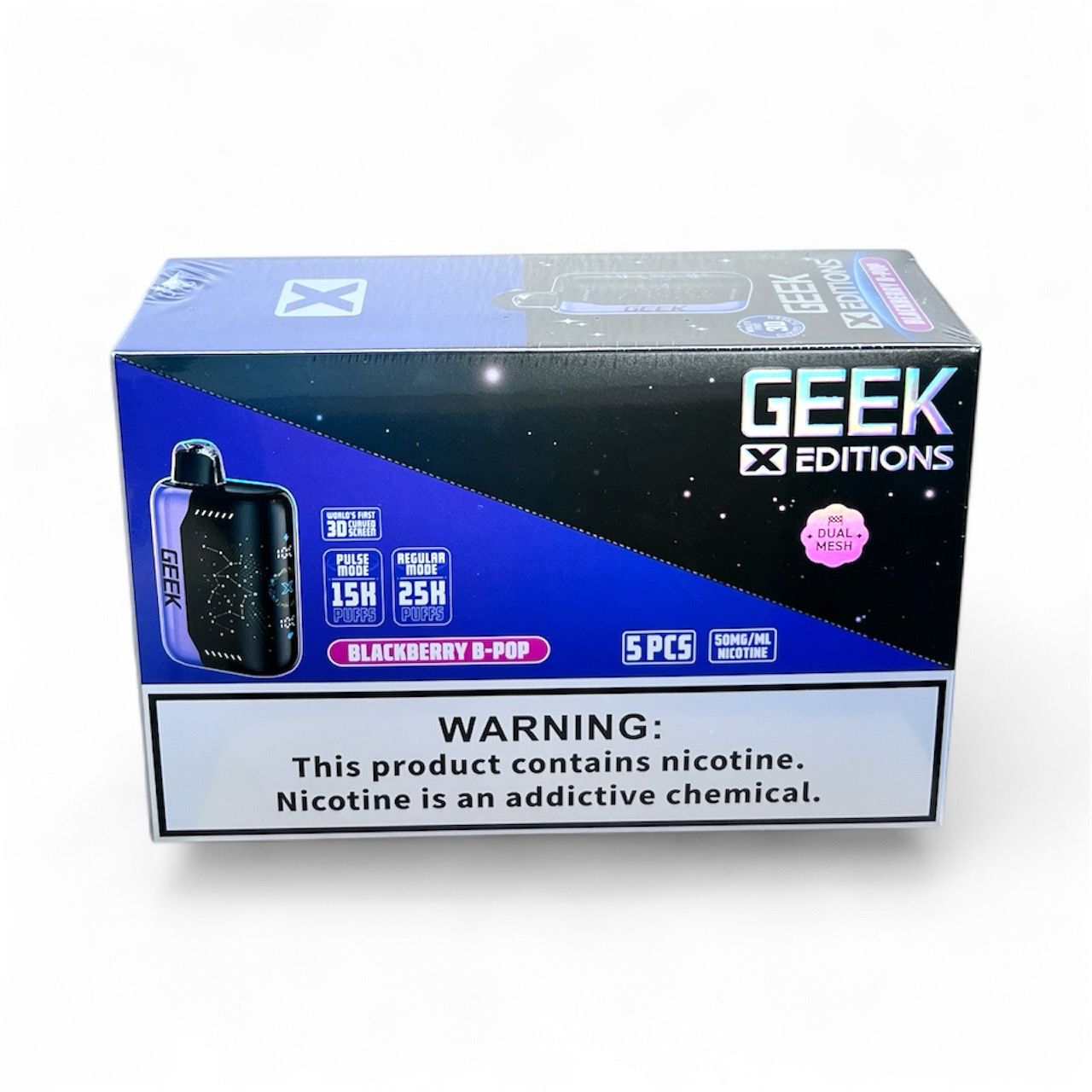 GEEK X ADDITION 25K PUFFS - BLACKBERRY B-POP