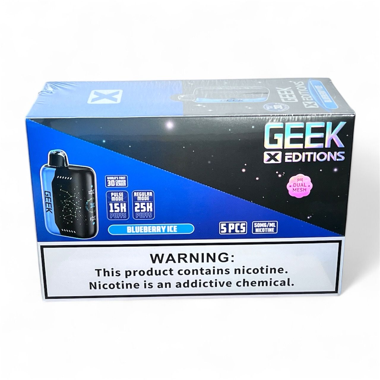 GEEK X ADDITION 25K PUFFS - BLUEBERRY ICE