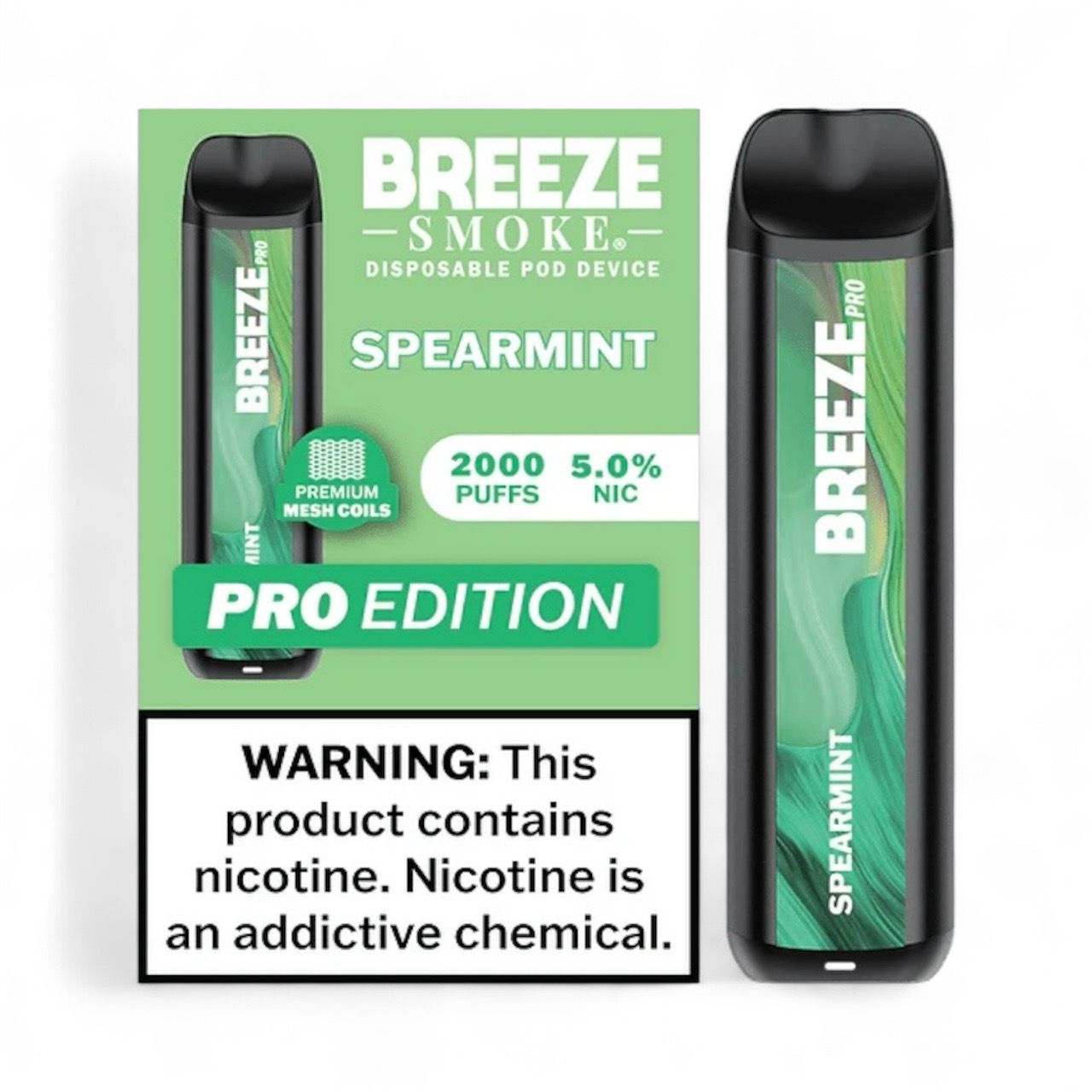 BREEZE PRO 2K PUFFS - SPEARMINT