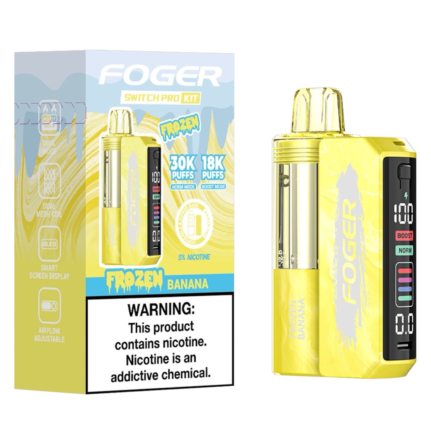 FOGER SWITCH PRO 30K PUFFS - FROZEN BANAN