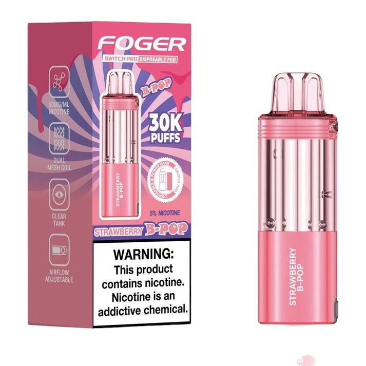 FOGER SWITCH PRO (POD ONLY) 30K PUFFS - STRAWBERRY B-POP
