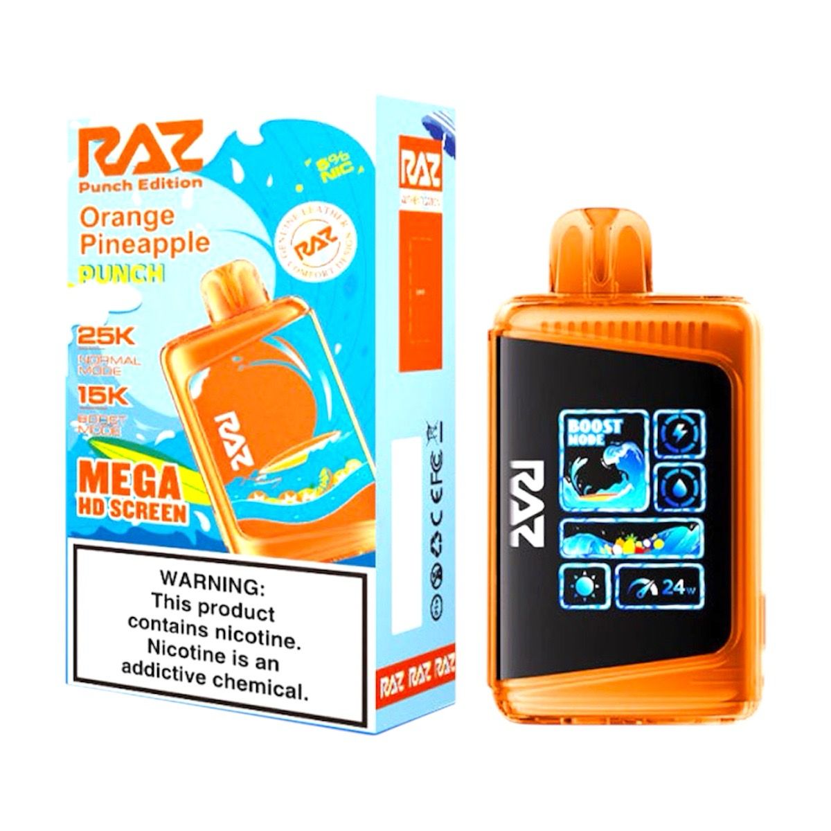 RAZ LTX 25K - ORANGE PINEAPPLE PUNCH