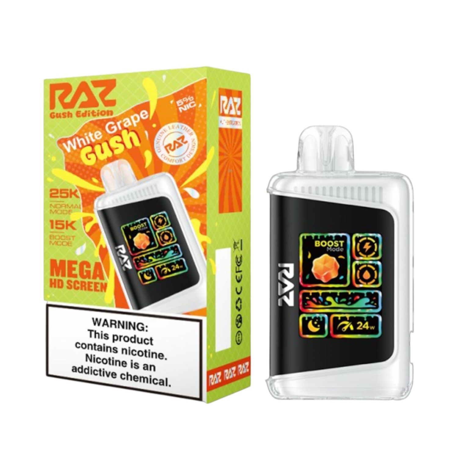 RAZ LTX 25K - WHITE GRAPE GUSH