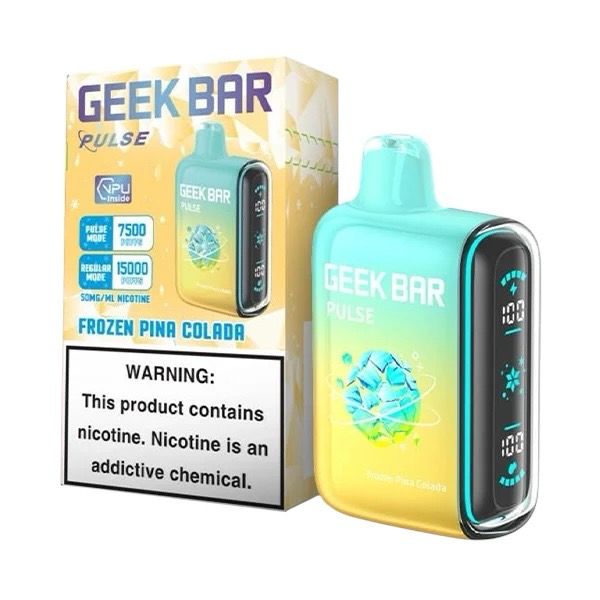 GEEK BAR PULSE 15K PUFFS - FROZEN PINEAPPLE COLADA
