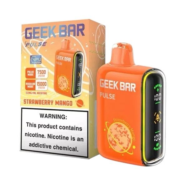 GEEK BAR PULSE 15K PUFFS - STRAWBERRY MANGO