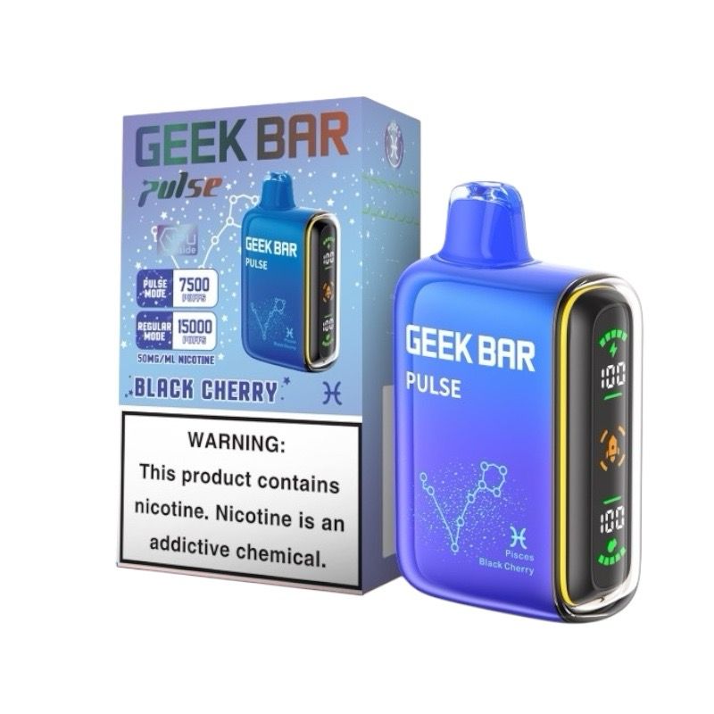 GEEK BAR PULSE 15K PUFFS - BLACK CHERRY