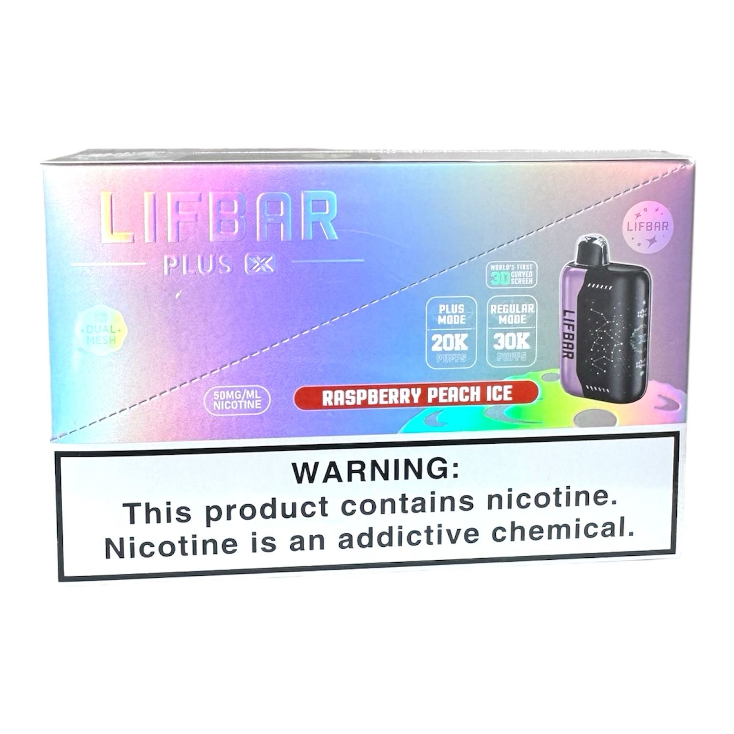 LIFBAR PULSE X 30K - RASPBERRY PEACH ICE