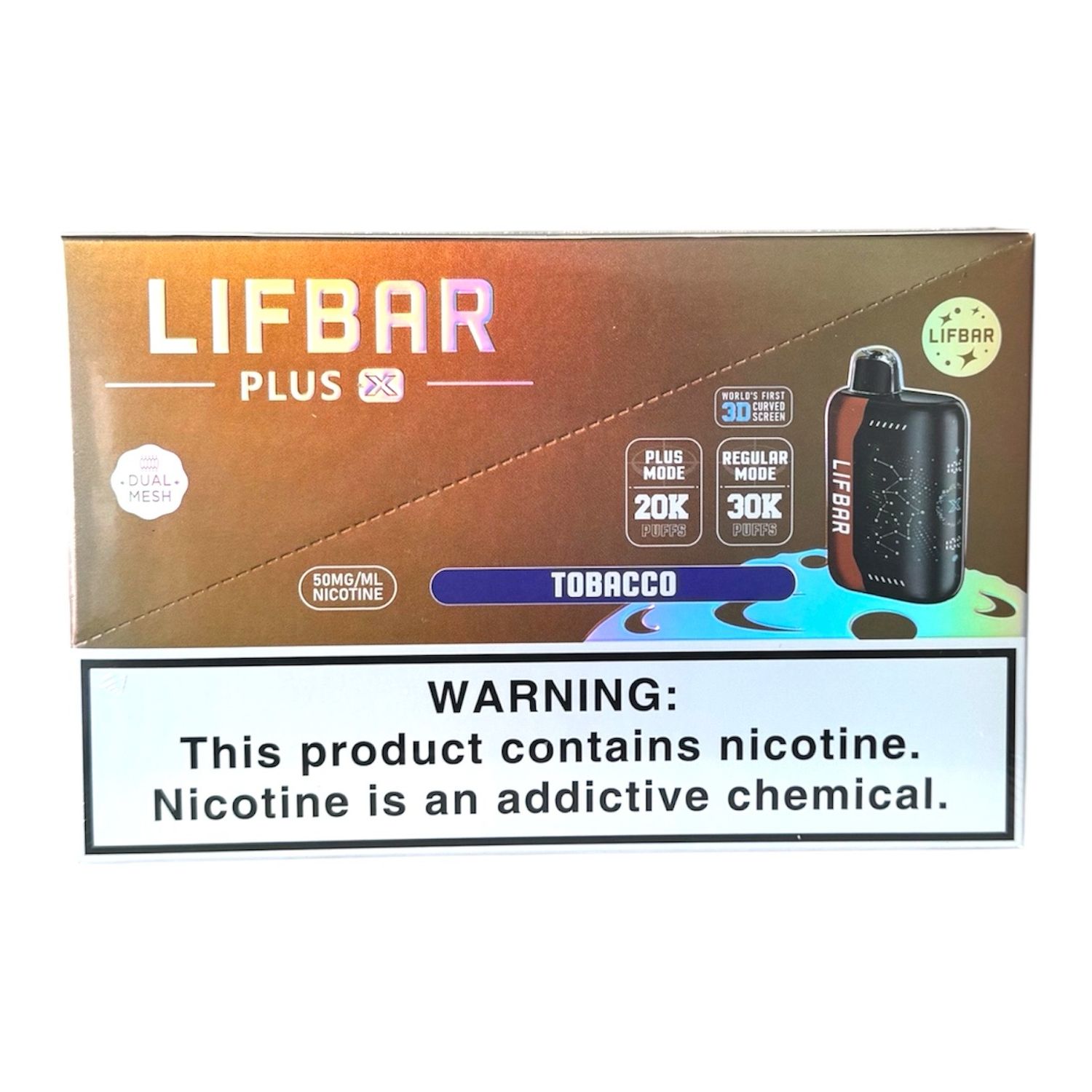 LIFBAR PULSE X 30K - TOBACO