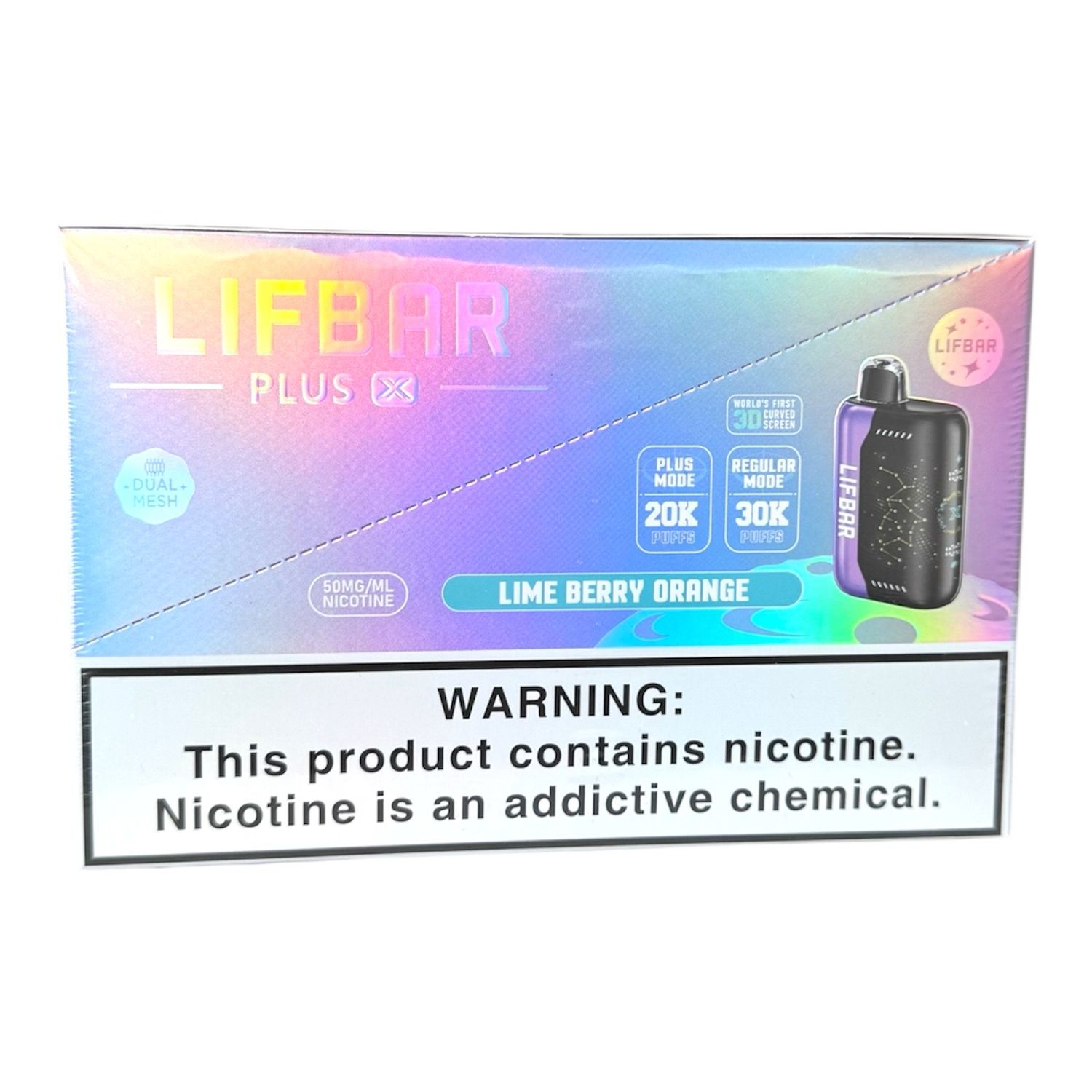 LIFBAR PULSE X 30K - LIME BERRY ORANGE