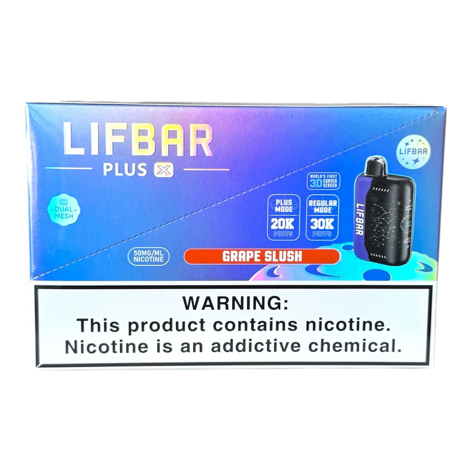 LIFBAR PULSE X 30K - GRAPE SLUSH