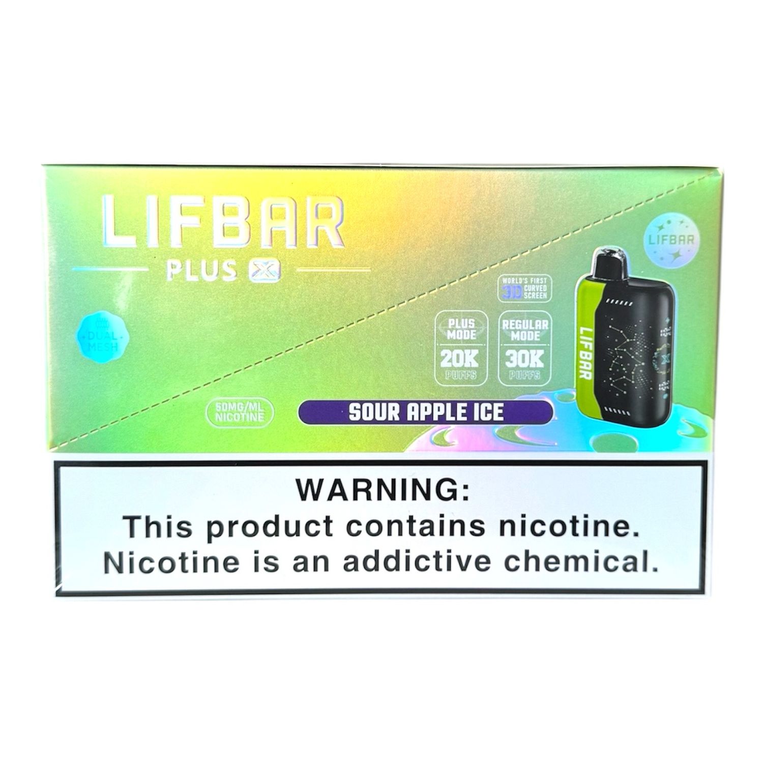 LIFBAR PULSE X 30K - SOUR APPLE ICE