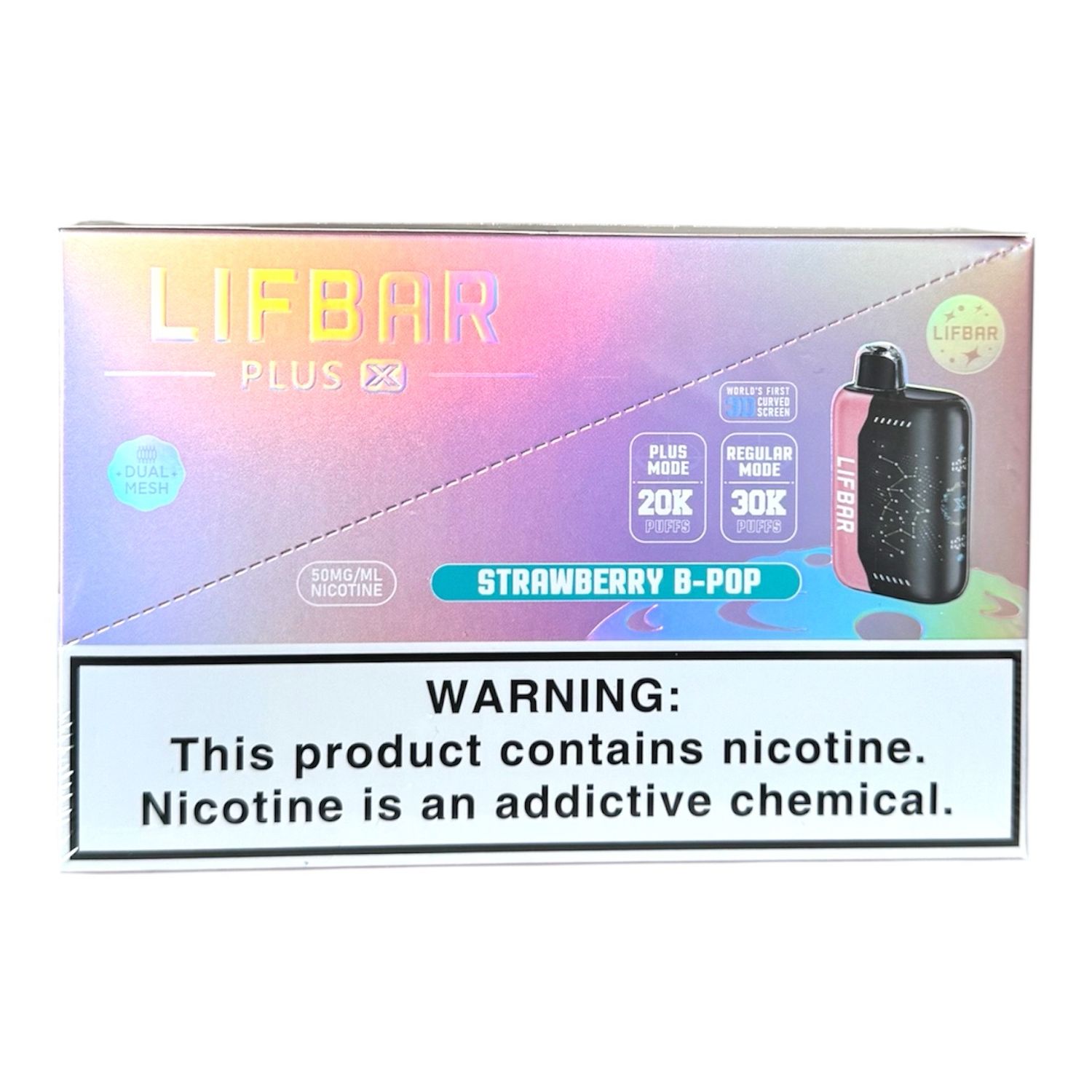 LIFBAR PULSE X 30K - STRAWBERRY B-POP