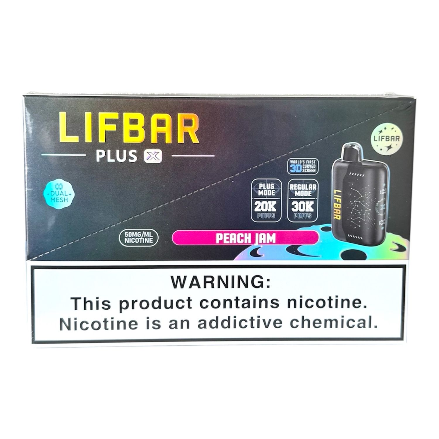 LIFBAR PULSE X 30K - PEACH JAM