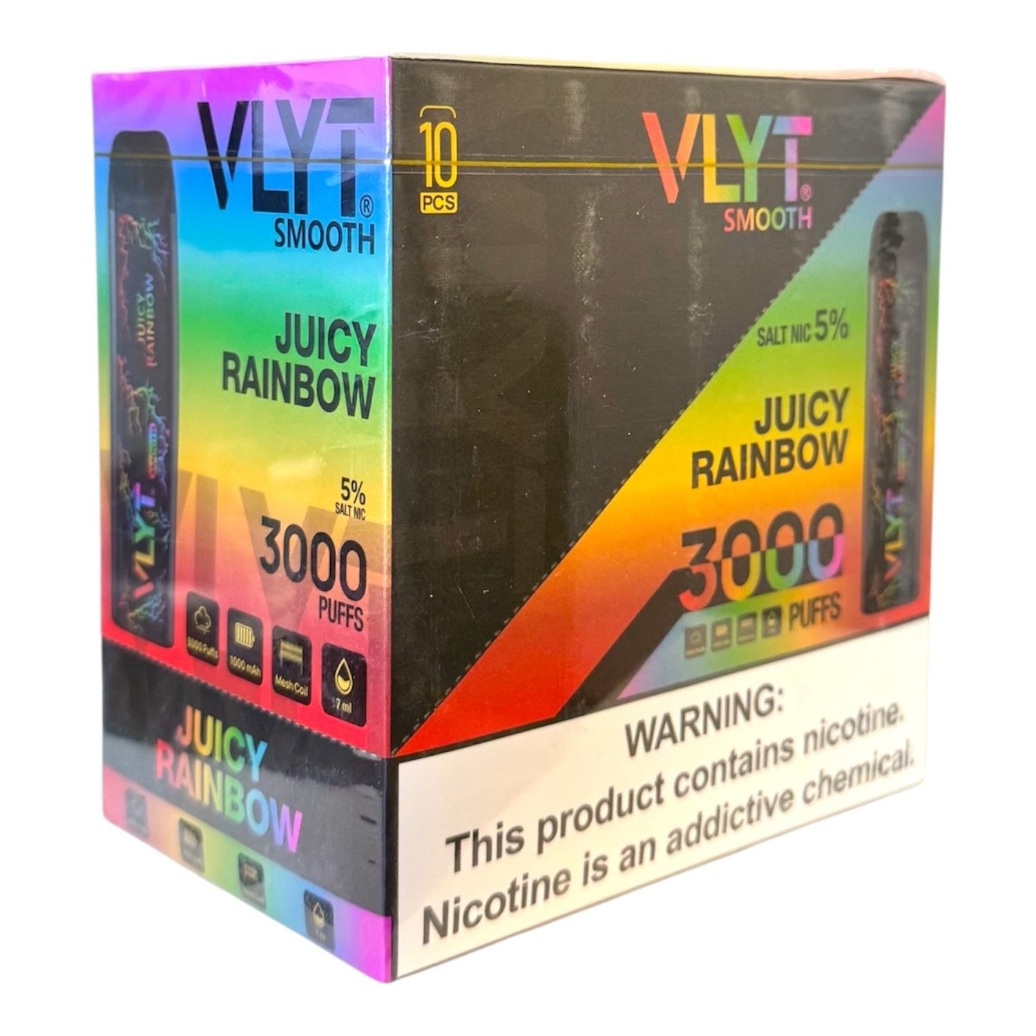 VLYT 3K PUFFS - JUICY RAINBOW