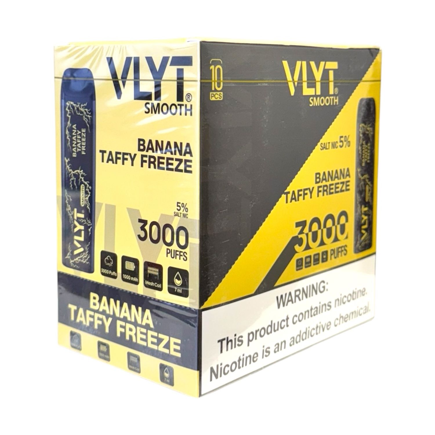 VLYT 3K PUFFS - BANANA TAFFY FREEZE