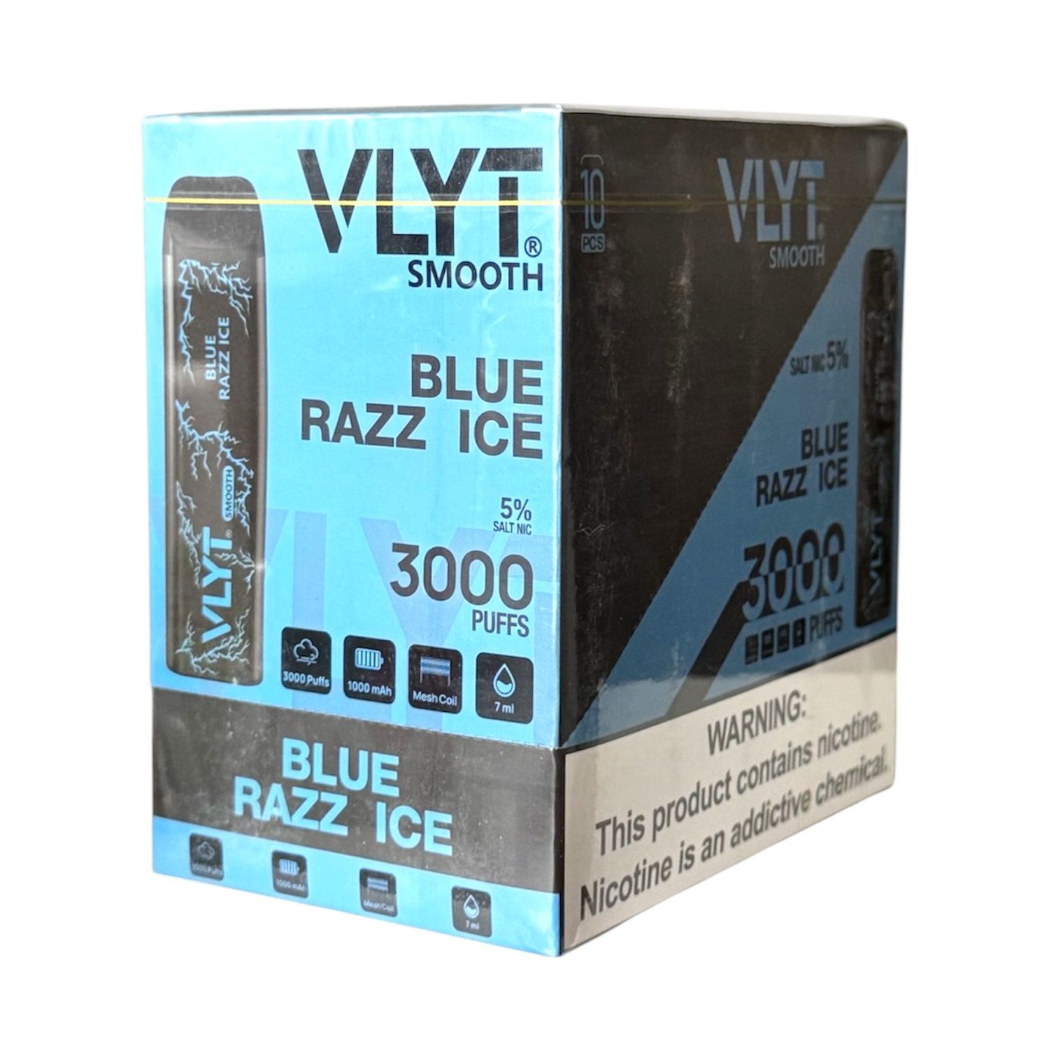 VLYT 3K PUFFS - BLUE RAZZ ICE