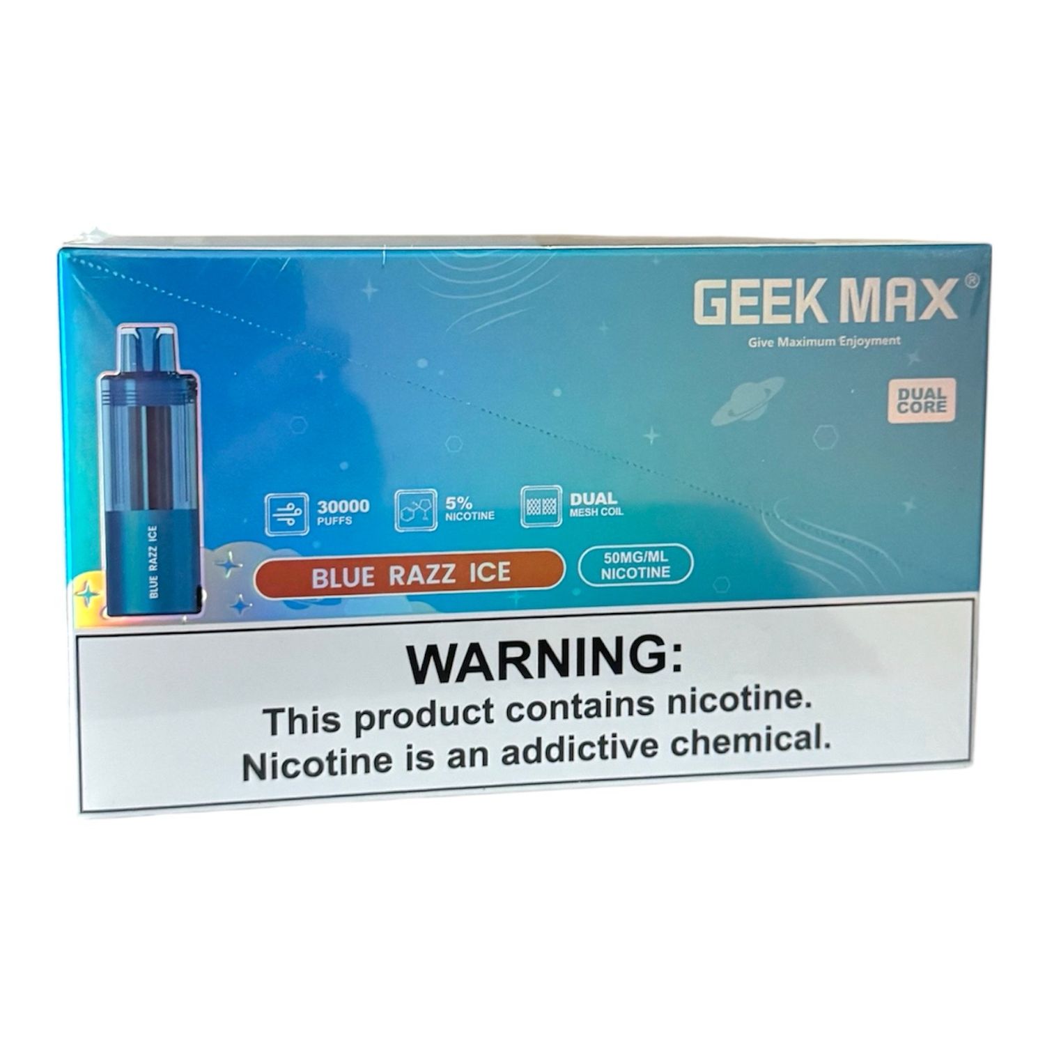GEEK MAX 30K PUFFS - BLUE RAZZ ICE