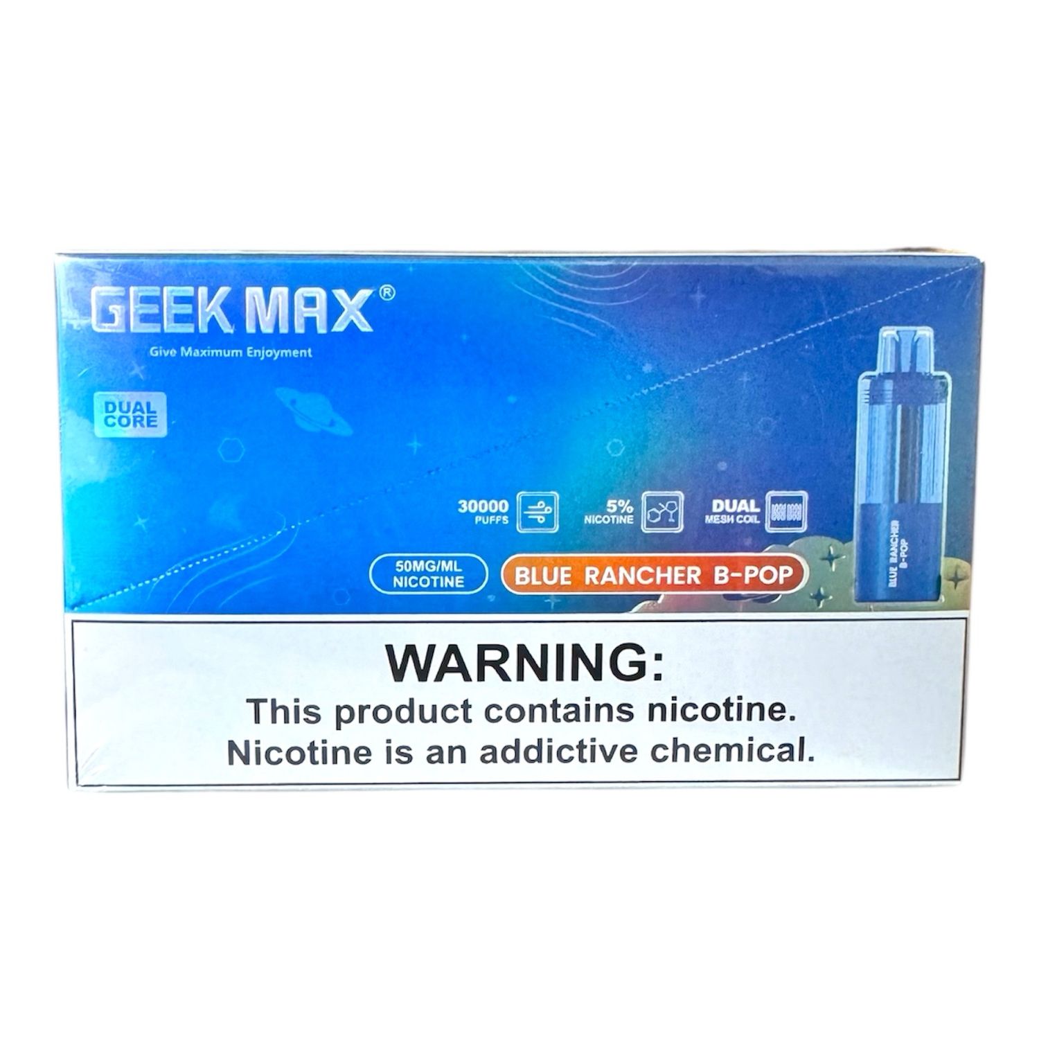 GEEK MAX 30K PUFFS - BLUE RANCHER B-POP