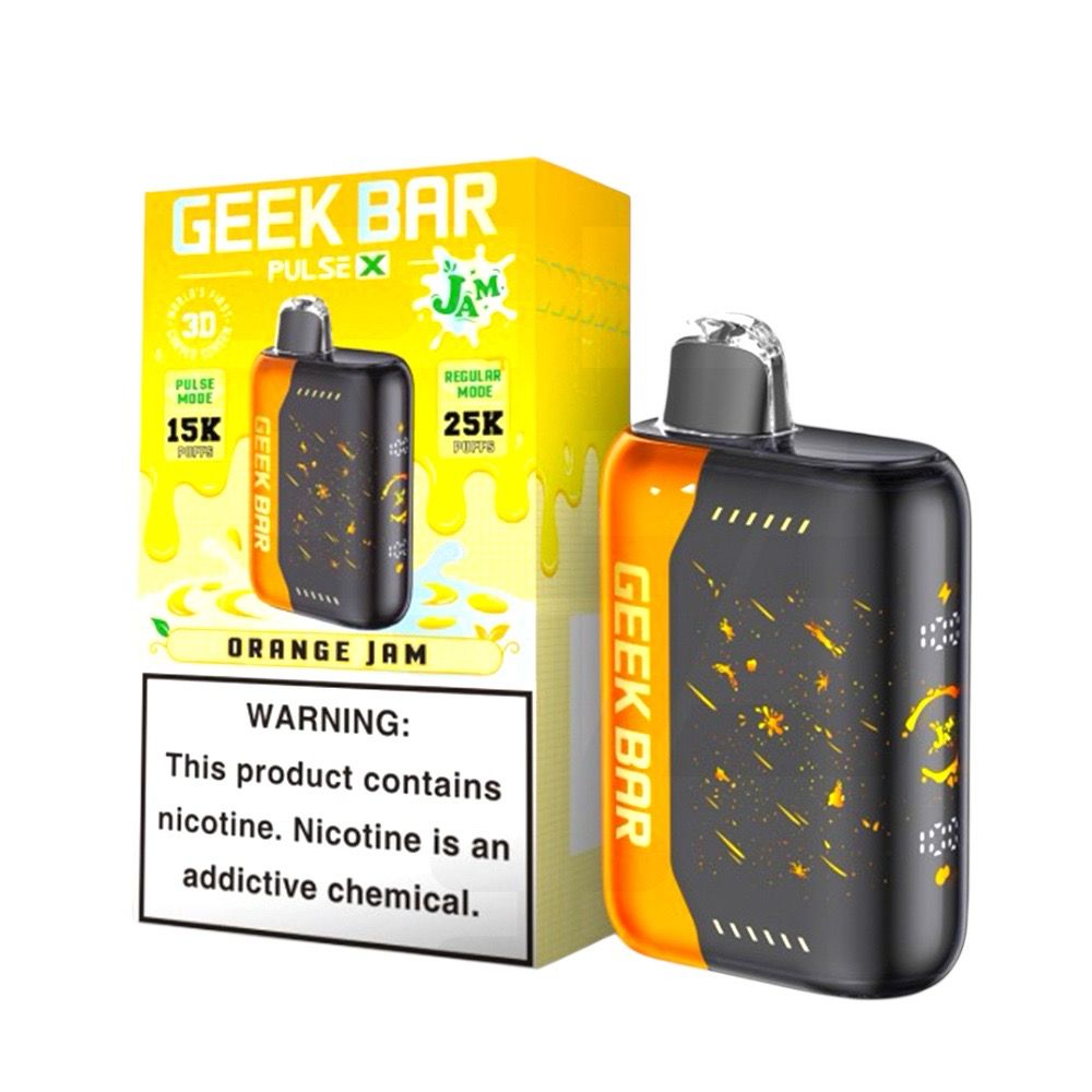 GEEK BAR PULSE X 25K - ORANGE JAM