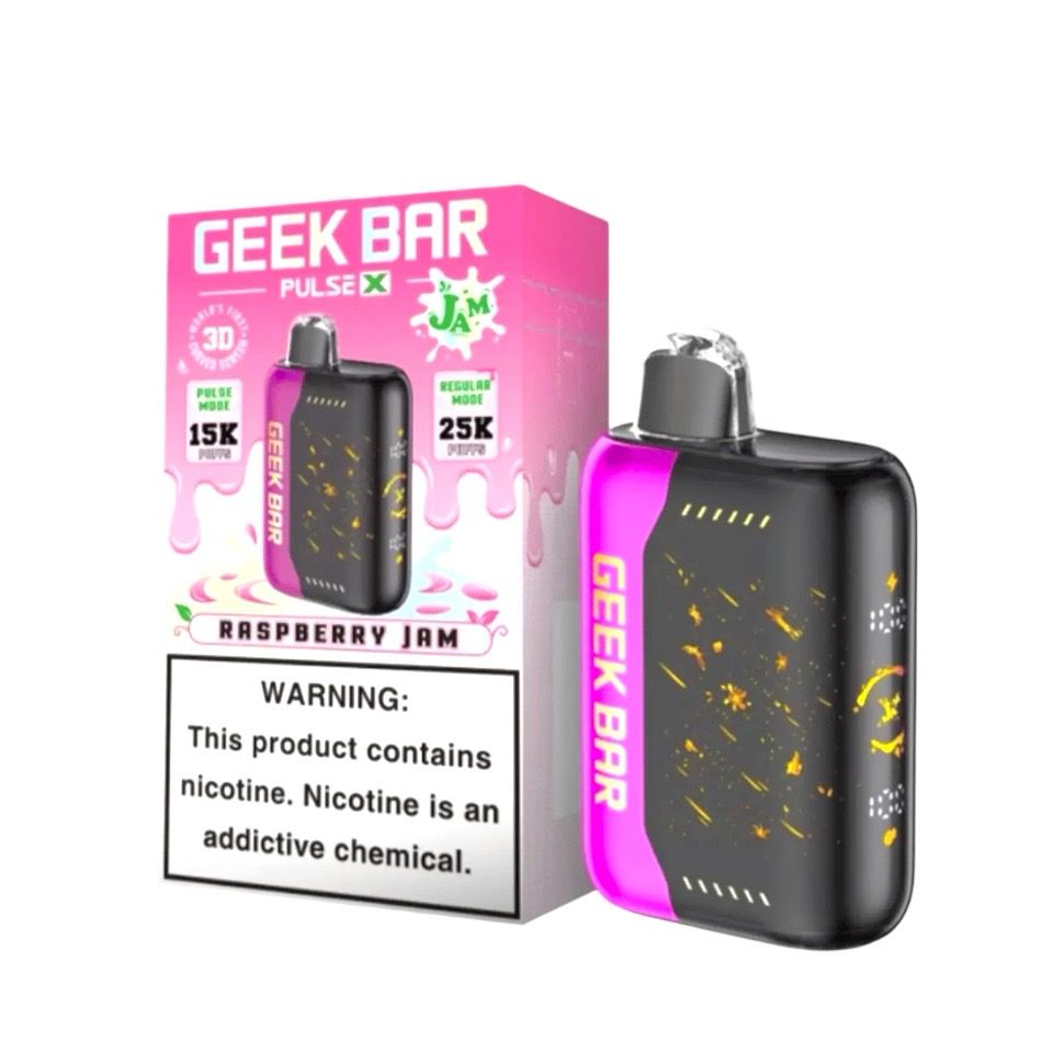 GEEK BAR PULSE X 25K - RASPBERRY JAM