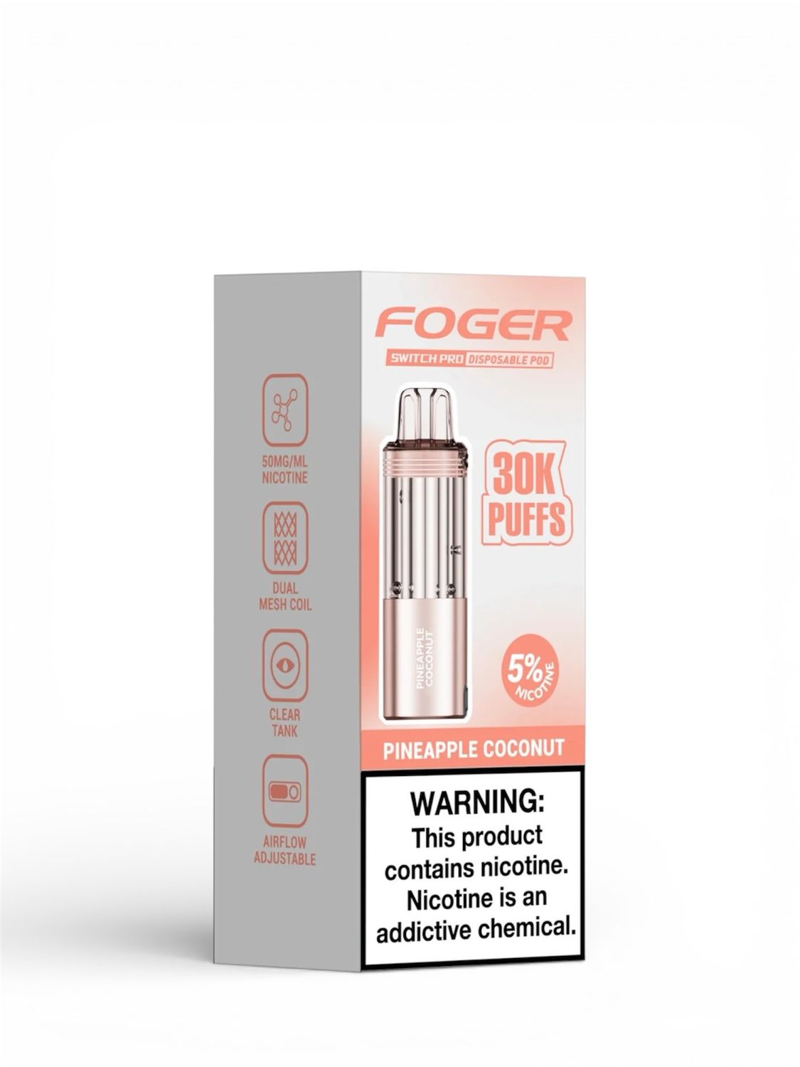 FOGER SWITCH PRO (POD ONLY) 30K PUFFS - PINEAPPLE COCONUT