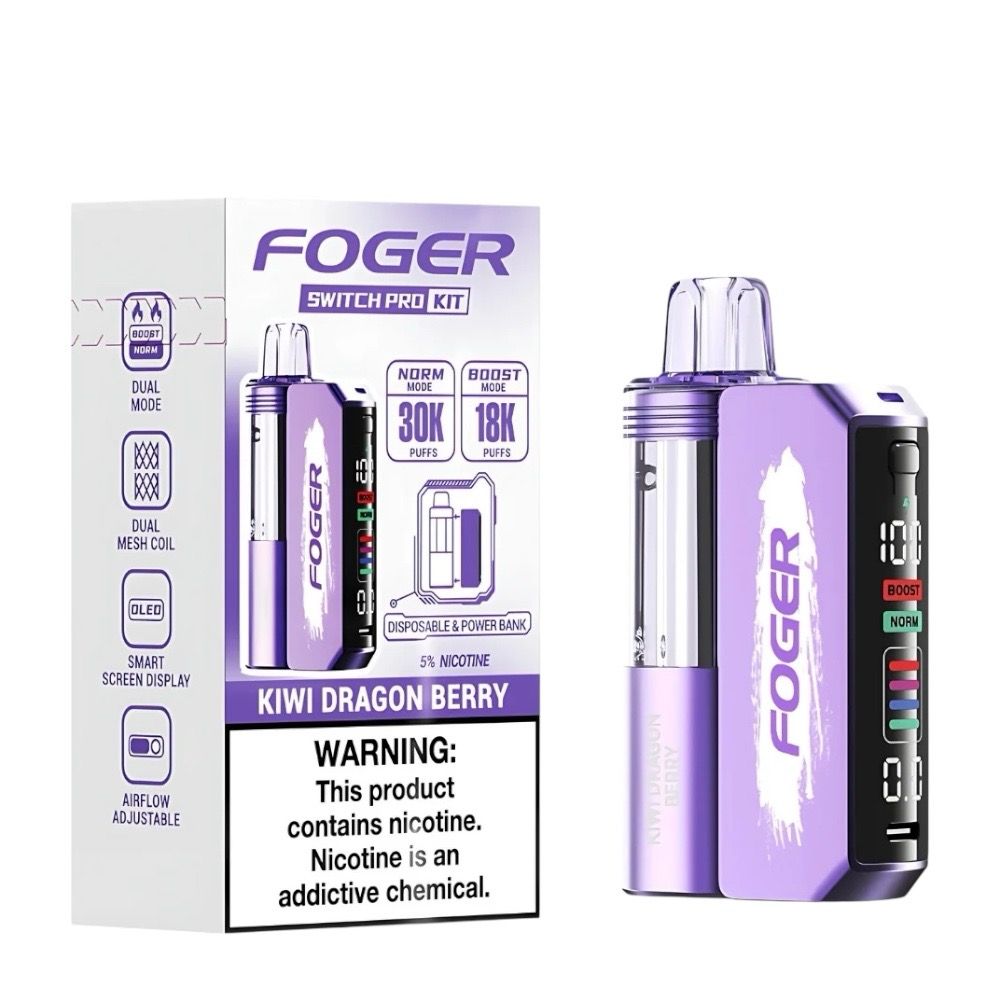 FOGER SWITCH PRO 30K PUFFS - KIWI DRAGON BERRY