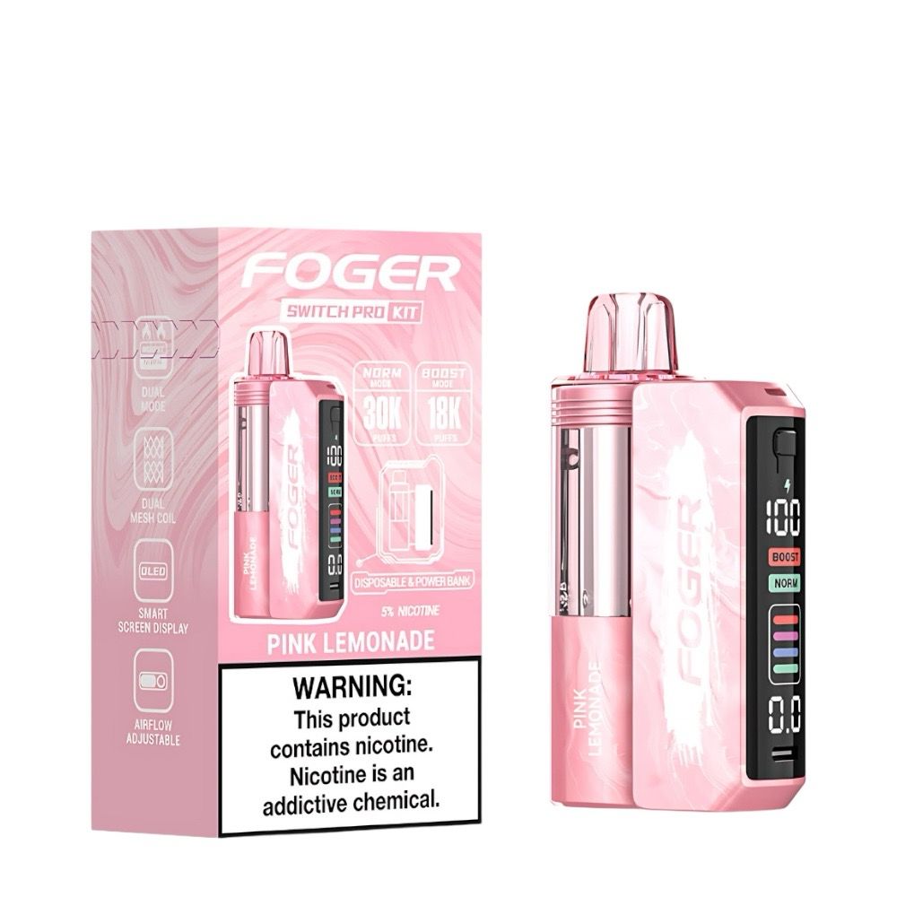FOGER SWITCH PRO 30K PUFFS - PINK LEMONADE