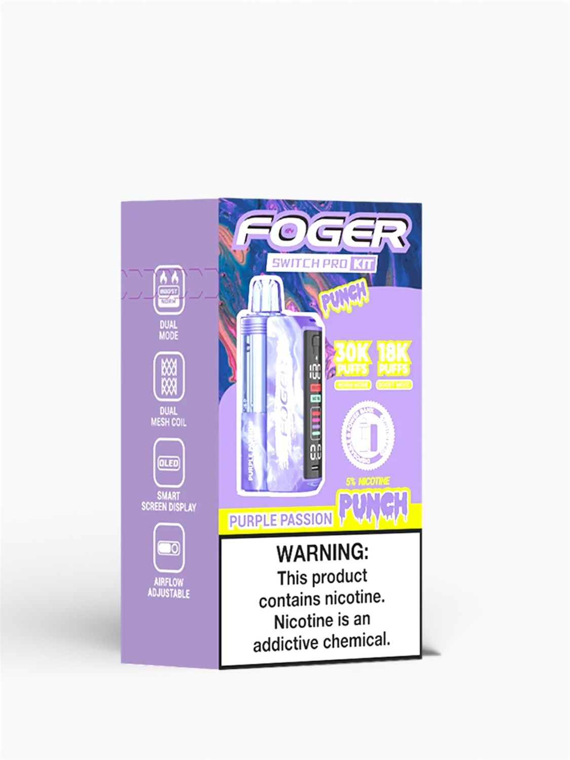 FOGER SWITCH PRO 30K PUFFS - PURPLE PASSION PUNCH