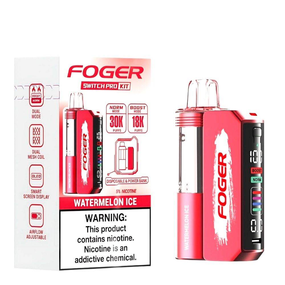 FOGER SWITCH PRO 30K PUFFS - WATERMELON ICE