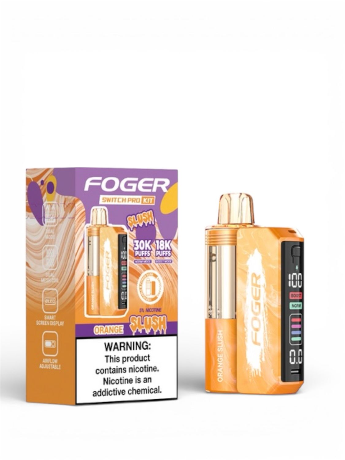 FOGER SWITCH PRO 30K PUFFS - ORANGE SLUSH
