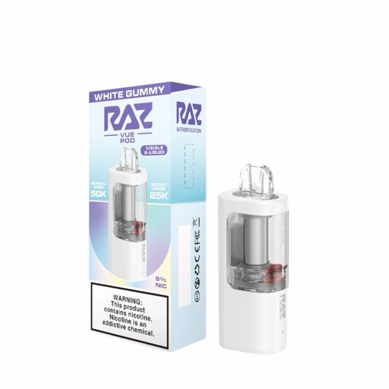 RAZ VUE POD - WHITE GUMMY