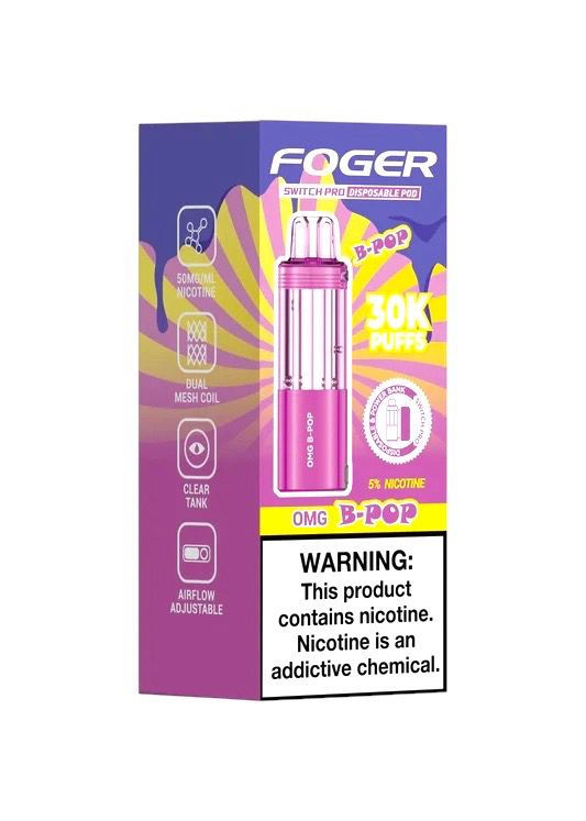FOGER SWITCH PRO (POD ONLY) 30K PUFFS - OMG B-BURST
