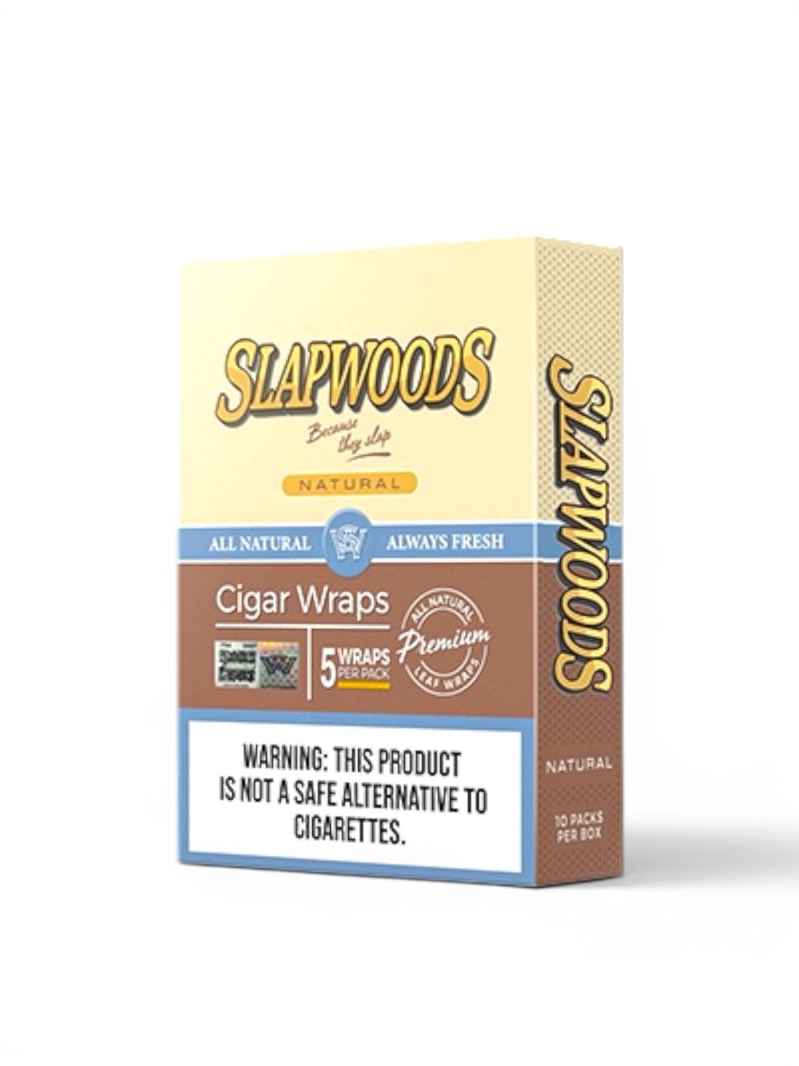 SLAPWOODS WRAP .99 Cent 20/1CT NATURAL