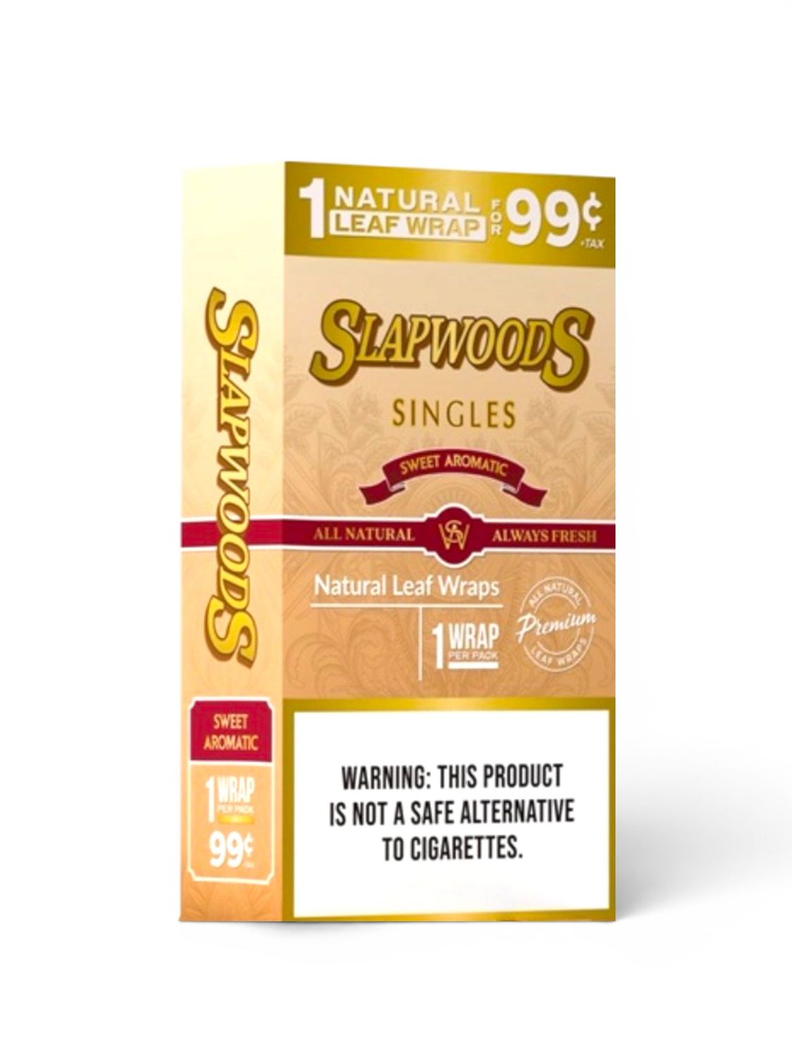 SLAPWOODS WRAP .99 Cent 20/1CT SWEET AROMATIC