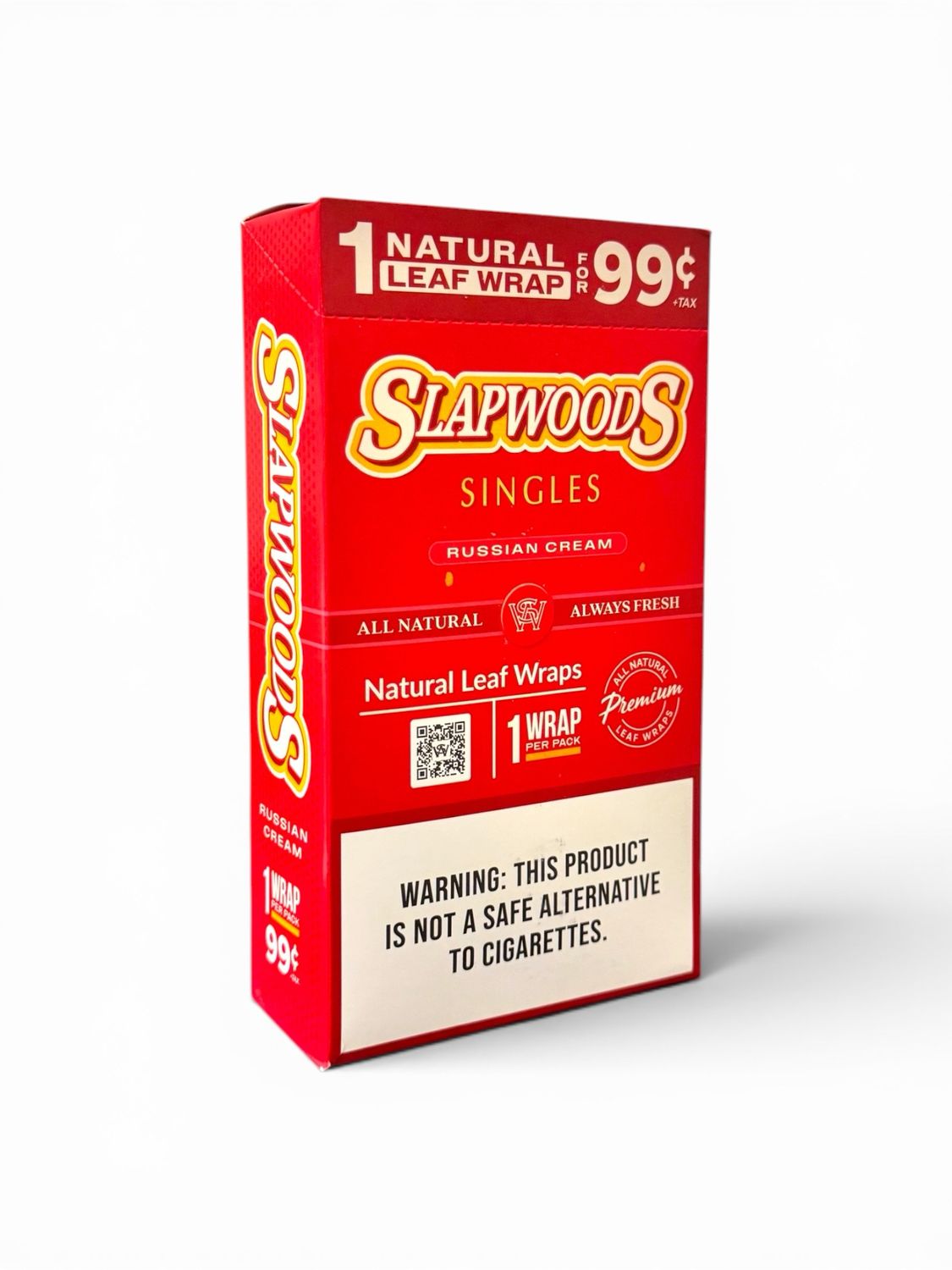 SLAPWOODS WRAP .99 Cent 20/1CT RUSSIAN CREAM