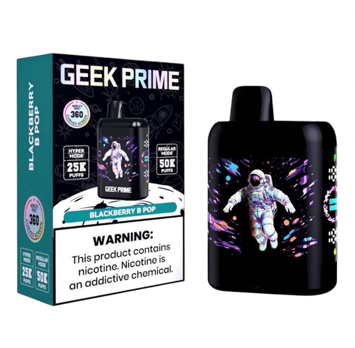 GEEK PRIME 50K PUFF - BLACKBERRY B POP