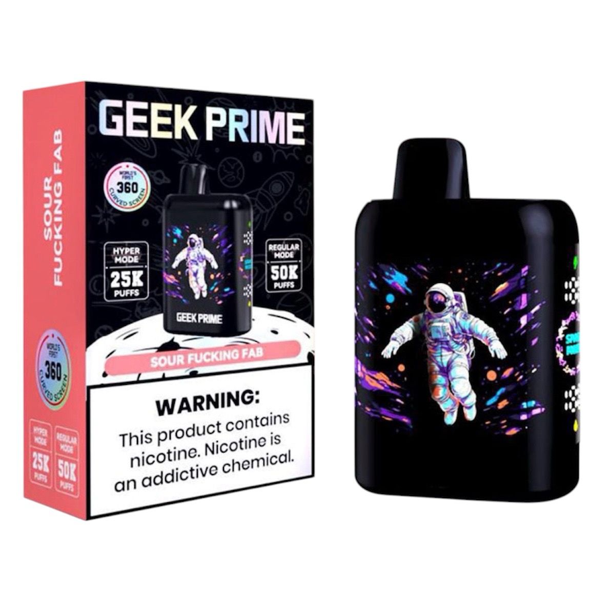 GEEK PRIME 50K PUFF - SOUR FUCKING FAB
