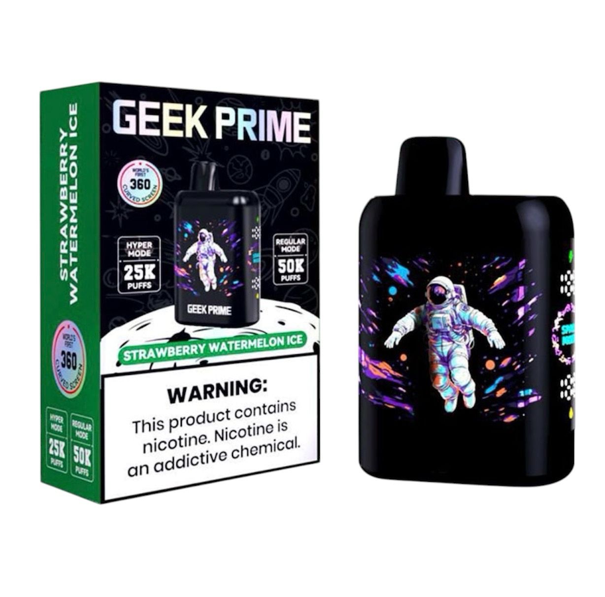 GEEK PRIME 50K PUFF - STRAWBERRY KIWI ICE