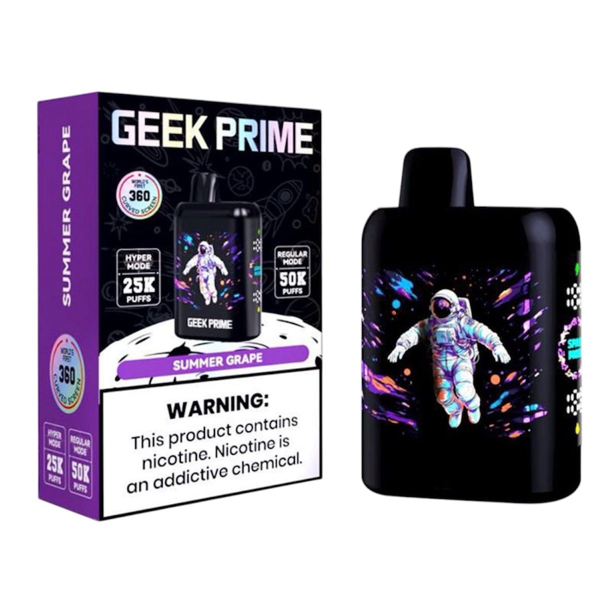 GEEK PRIME  50K PUFF - SUMMER GRAPE