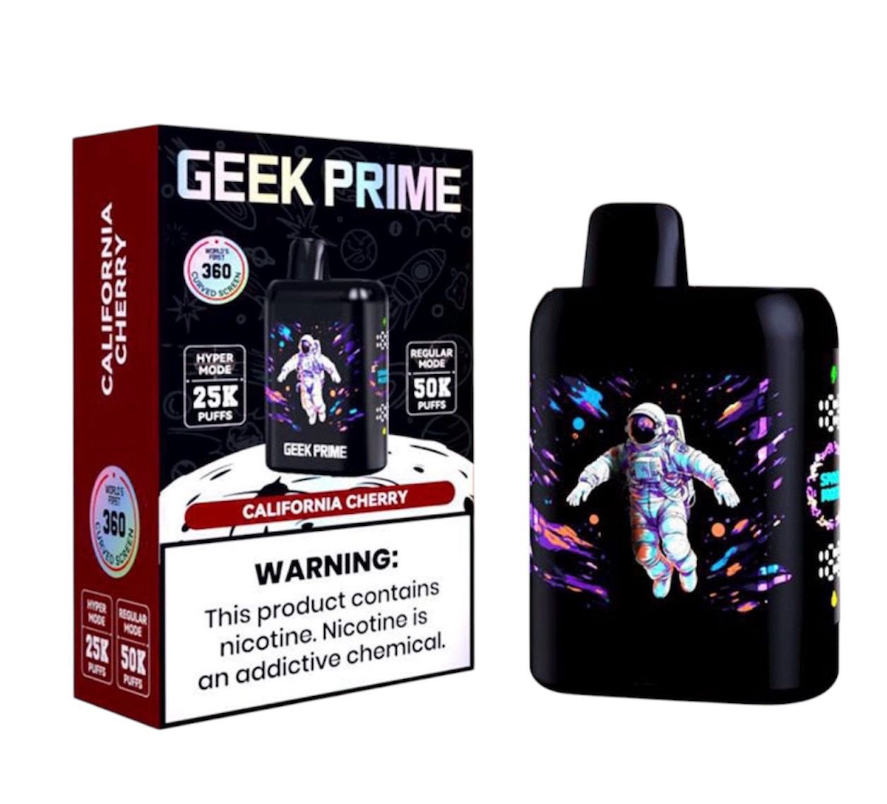 GEEK PRIME 50K PUFF - CALIFORNIA CHERRY