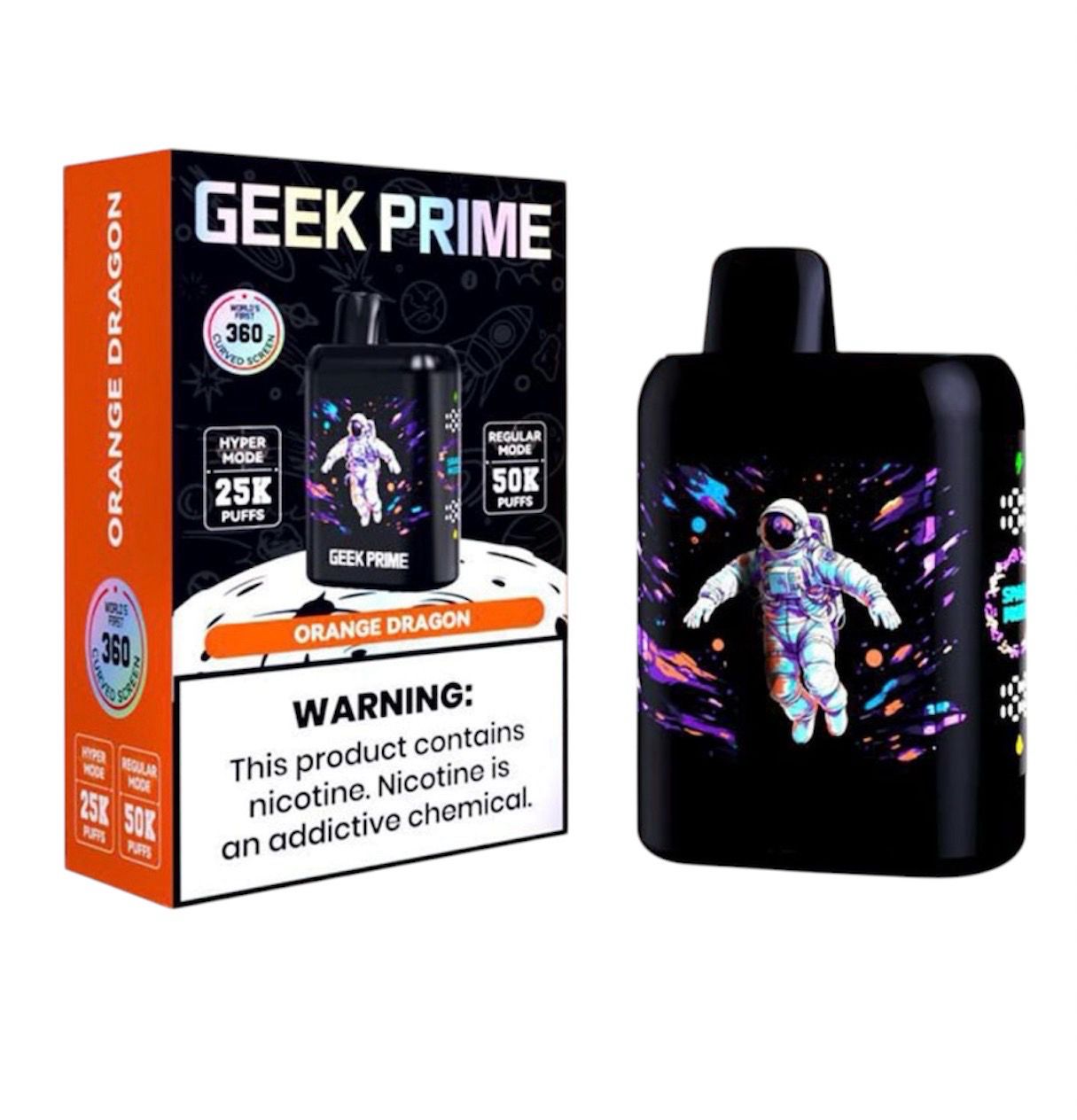 GEEK PRIME 50K PUFF - ORANGE DRAGON