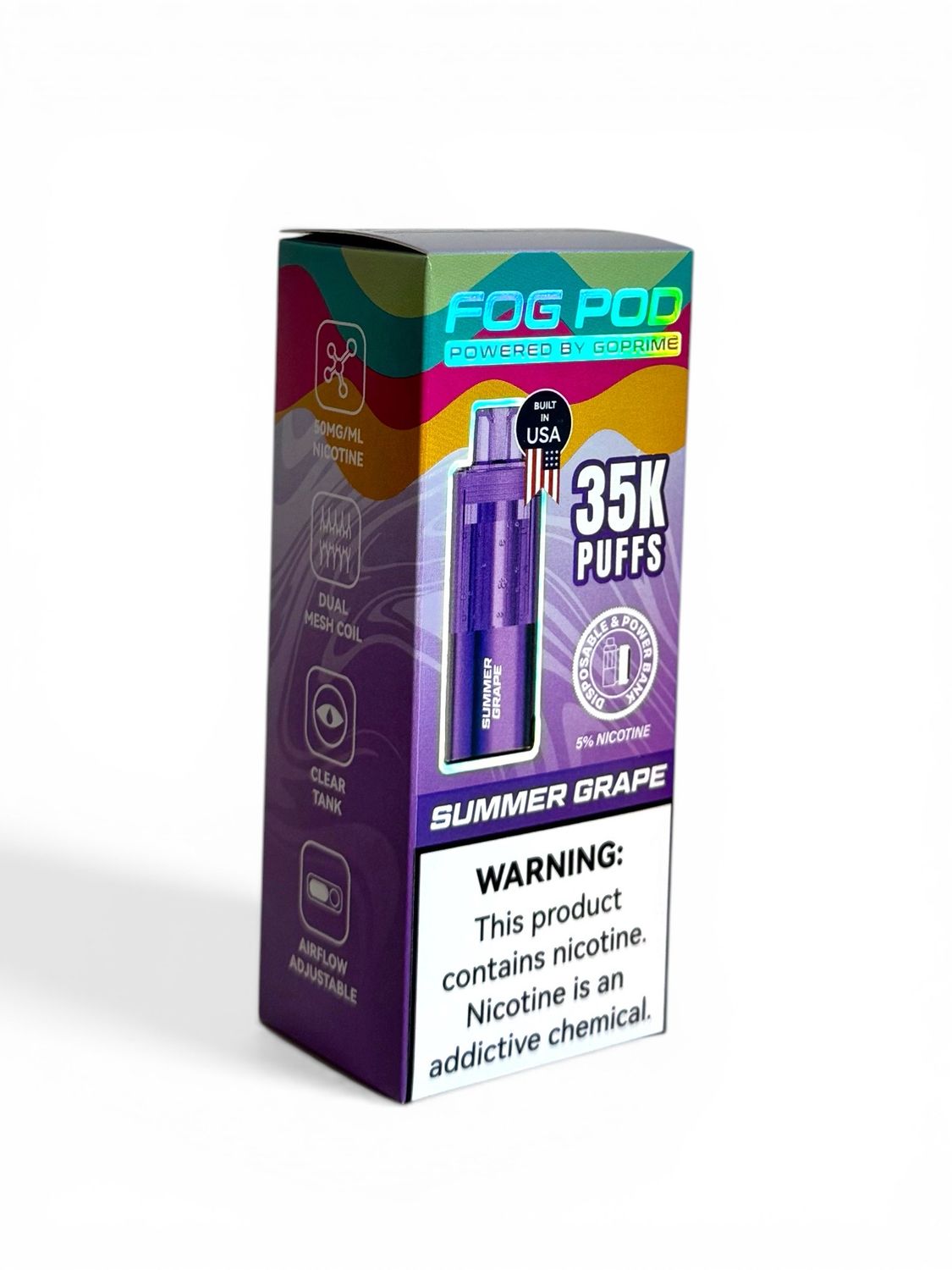 FOG POD ONLY 35K PUFFS - SUMMER GRAPE