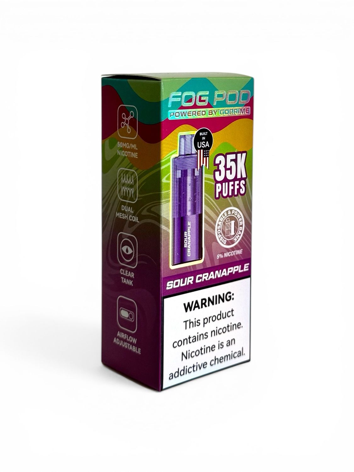 FOG POD ONLY 35K PUFFS - SOUR CRANAPPLE