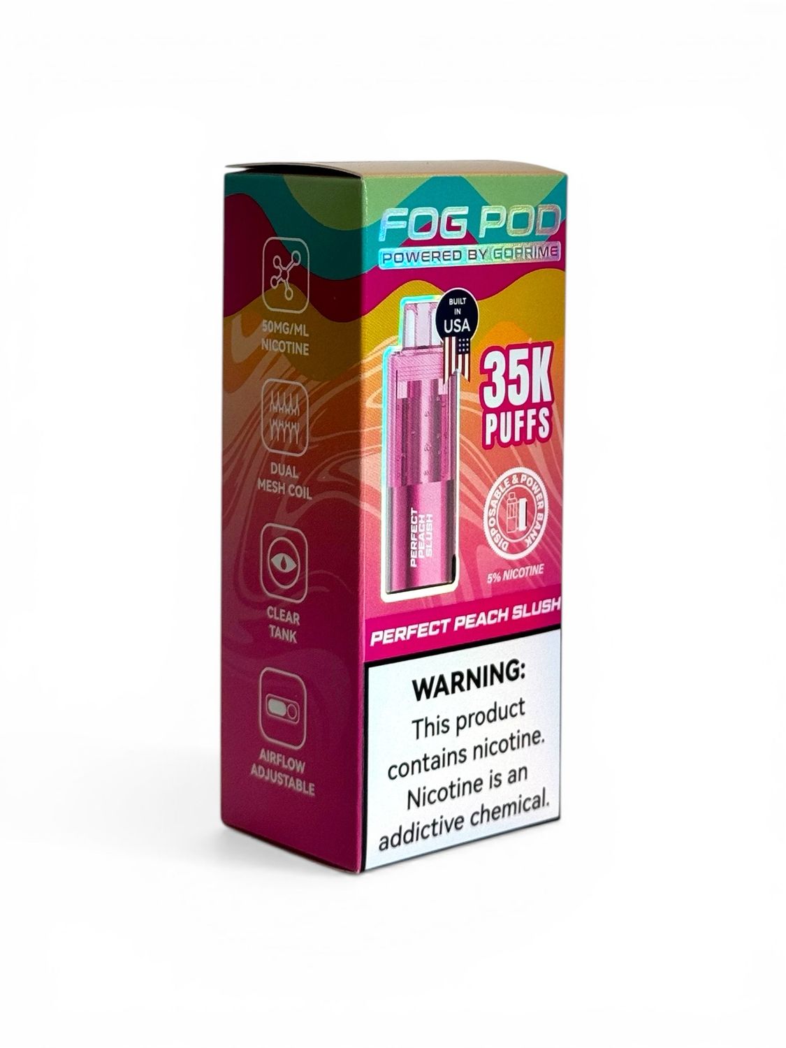 FOG POD ONLY 35K PUFFS - PERFECT PEACH SLUSH